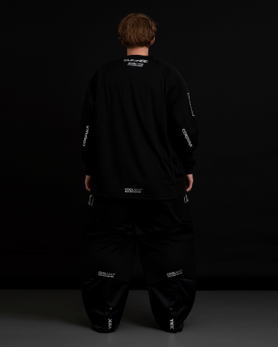 Вратарская джерси Unihoc Alpha Evolab Black/Silver