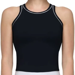 Camiseta Tirantes WILSON Padel Team Top Negro