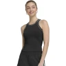 Camiseta Tirantes WILSON Padel Team Top Negro