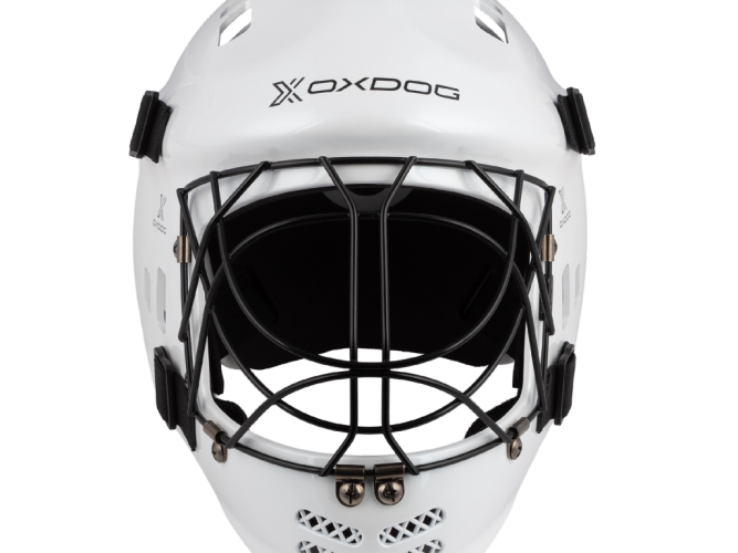 Шлем вратарский Oxdog XGUARD Cat Eye JR White/black