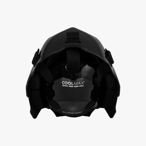 Шлем вратарский Unihoc Alpha Prime Evolab Black/Silver
