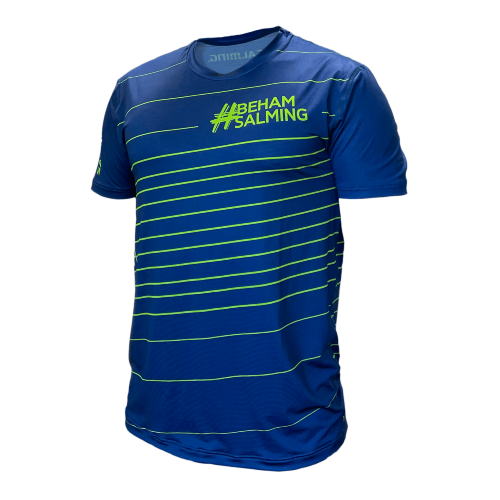 Футболка SALMING Tee #behamsalming Men Navy/Green
