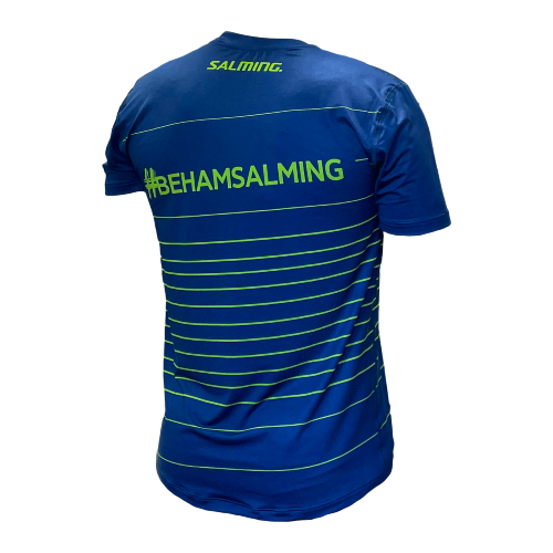 Футболка SALMING Tee #behamsalming Men Navy/Green