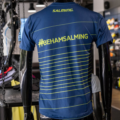 Футболка SALMING Tee #behamsalming Men Navy/Green