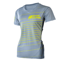 Футболка SALMING Tee #behamsalming Women Grey/Yellow