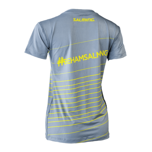 Футболка SALMING Tee #behamsalming Women Grey/Yellow