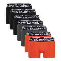 SALMING Sarek Boxer 7-pack Black/Grey/Orange mix barev