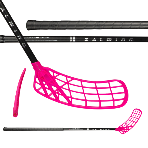 Клюшка для флорбола SALMING Q-series Carbon Pro 2.0 RD Oval Trident 27 Black/Silver