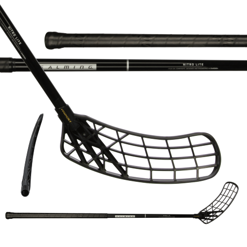 Клюшка для флорбола SALMING Nitrolite Trident 27 Black/Silver