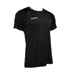 Футболка SALMING Core 22 Match Tee JR Black/Asphalt