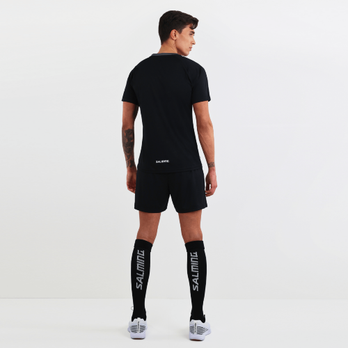 Футболка SALMING Core 22 Match Tee JR Black/Asphalt