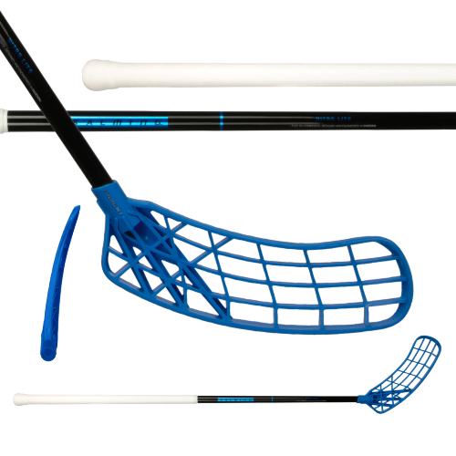 Клюшка для флорбола SALMING Nitrolite Trident 30 JR Black/Blue