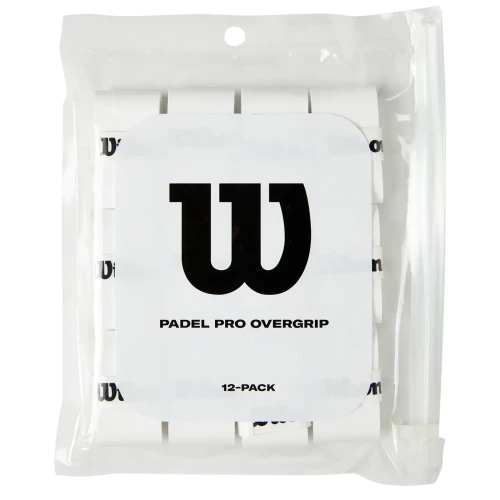 Blister Wilson Padel Pro Blanco 12 Overgrips