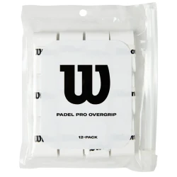 Blister Wilson Padel Pro Blanco 12 Overgrips
