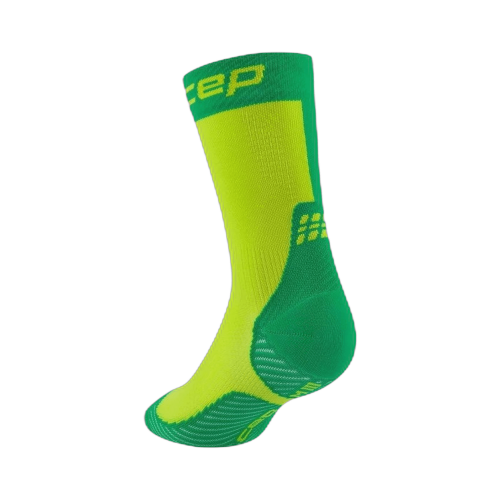 Носки компрессионные CEP Half&Half Edt. Women Green/Lime