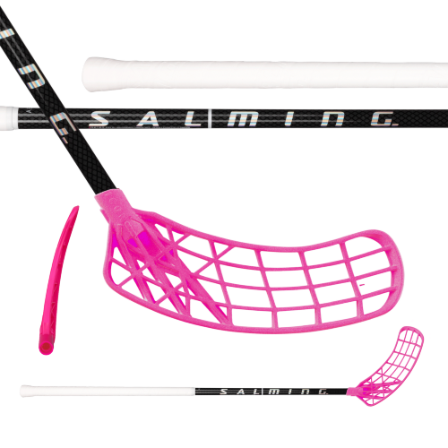 Клюшка для флорбола SALMING Q-series Aero Trident 30 JR Black/Silver