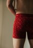 SALMING 2-Pack Bamboo Boxer Floral Red cervena