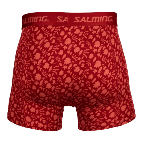 SALMING 3-Pack Bamboo Boxer Floral Red / Mix cervena