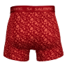 SALMING 3-Pack Bamboo Boxer Floral Red / Mix cervena