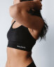 SALMING Performance Sports Bra Black cerna