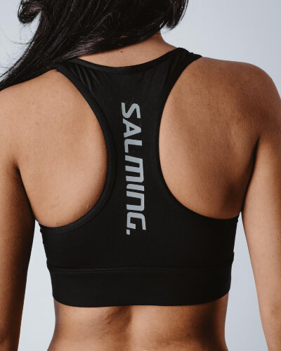 SALMING Performance Sports Bra Black cerna