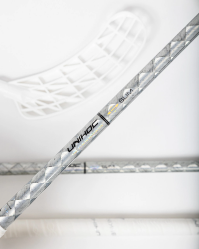 Клюшка для флорбола Unihoc Unilite Carbskin Titan 26 Slim Silver