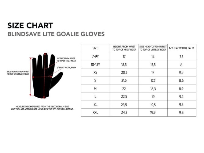 Перчатки вратарские Blindsave LITE Black