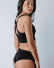 SALMING Seamless Sports Bra Black cerna