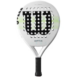 Pala Padel WILSON Optix V1 2025 Blanco