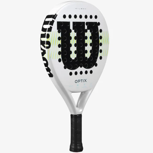 Pala Padel WILSON Optix V1 2025 Blanco
