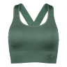 SALMING Seamless Sports Bra Green tmave zelena