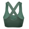 SALMING Seamless Sports Bra Green tmave zelena