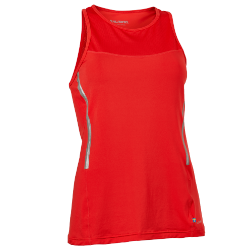 Майка SALMING Run Laser Tank Women Poppy Red Melange