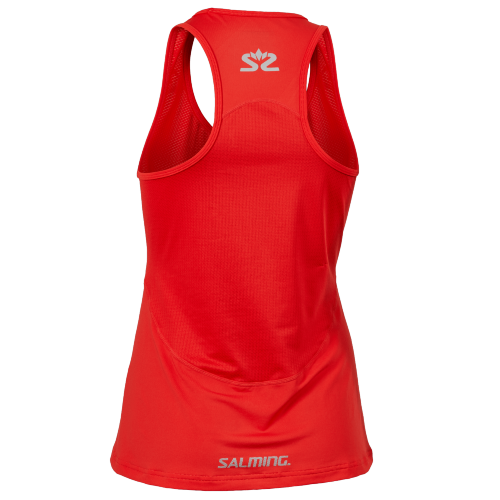Майка SALMING Run Laser Tank Women Poppy Red Melange