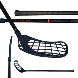 Клюшка для флорбола SALMING Quest2 Mid Midlite 35 JR Navy/Nectarine