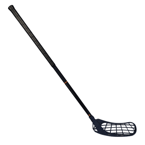 Клюшка для флорбола SALMING Quest2 Mid Midlite 35 JR Navy/Nectarine