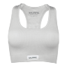 SALMING Soft Rib Bra Grey svetle seda