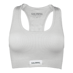 SALMING Soft Rib Bra Grey svetle seda