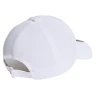 Gorra Adidas 3 Bandas Aeroready Running Training Baseball Blanco