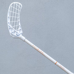 Клюшка для флорбола SALMING Quest2 Mid Midlite 35 JR White/Nectarine