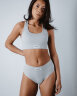 SALMING Soft Rib Brief Grey svetle seda