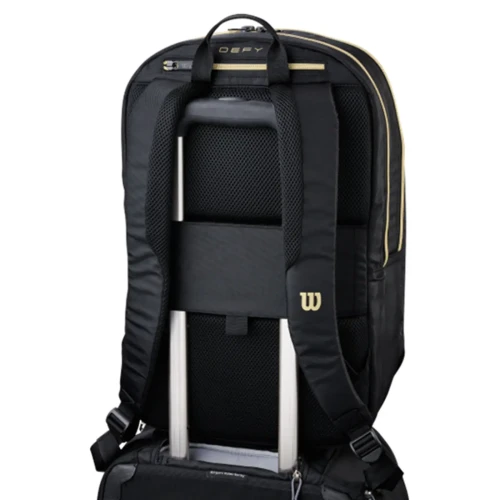 Mochila Wilson Defy V1 Padel Black Gold