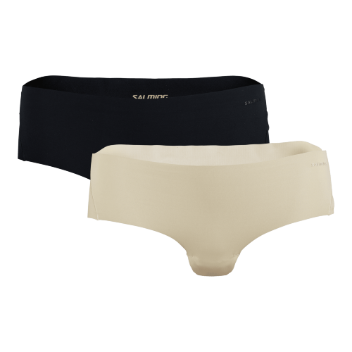 SALMING 2-Pack Performance Hipster Black / Beige mix barev