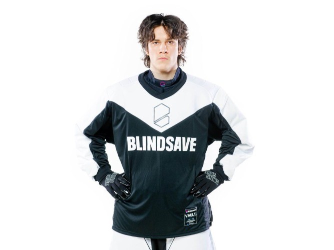 Вратарская джерси Blindsave VAULT TOP BLACK & WHITE