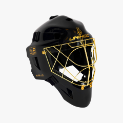 Шлем вратарский Unihoc Alpha Prime Evolab Gold
