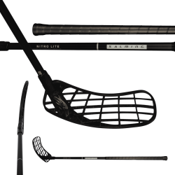 Клюшка для флорбола SALMING Hawk Nitrolite 30 JR Black/Silver