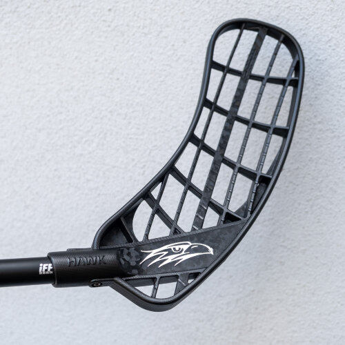 Клюшка для флорбола SALMING Hawk Nitrolite 30 JR Black/Silver