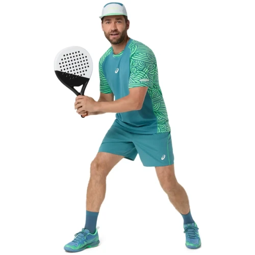 Camiseta Asics Court All Over Print 2026 Verde Vital