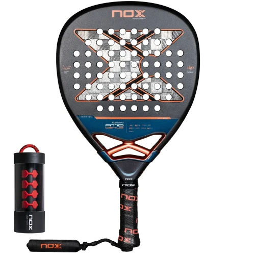 Pala Padel Nox AT10 Attack 18K Alum Agustin Tapia 2025