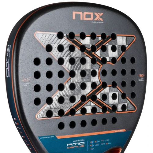 Pala Padel Nox AT10 Attack 18K Alum Agustin Tapia 2025
